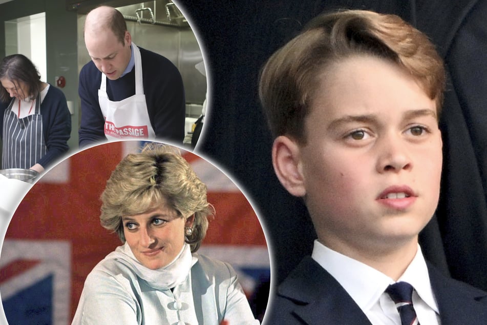 Rührender Rückblick: Prinz George tritt gemeinsam mit Papa William in Prinzessin Dianas Fußstapfen