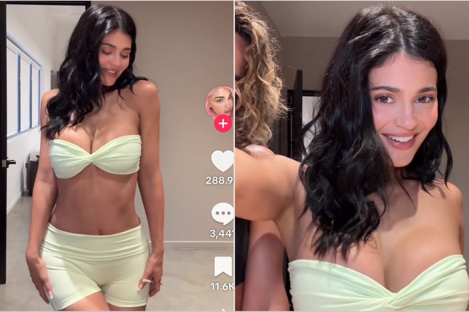 Kylie Jenner showed off her Spanish skills while getting lessons from her makeup artist.