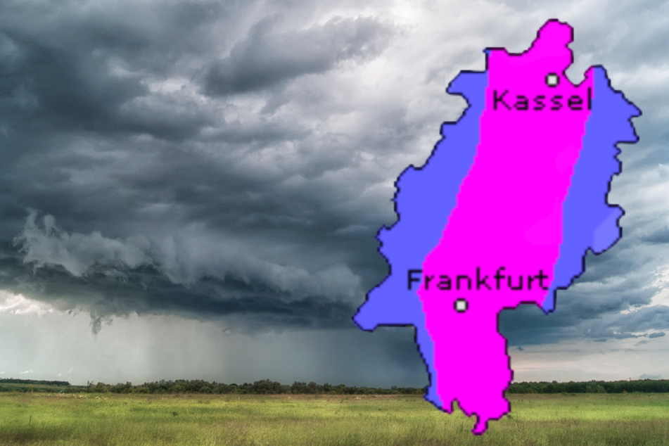 Wetterdienst warnt: Heute Unwetter und Starkregen in Frankfurt und Hessen möglich!