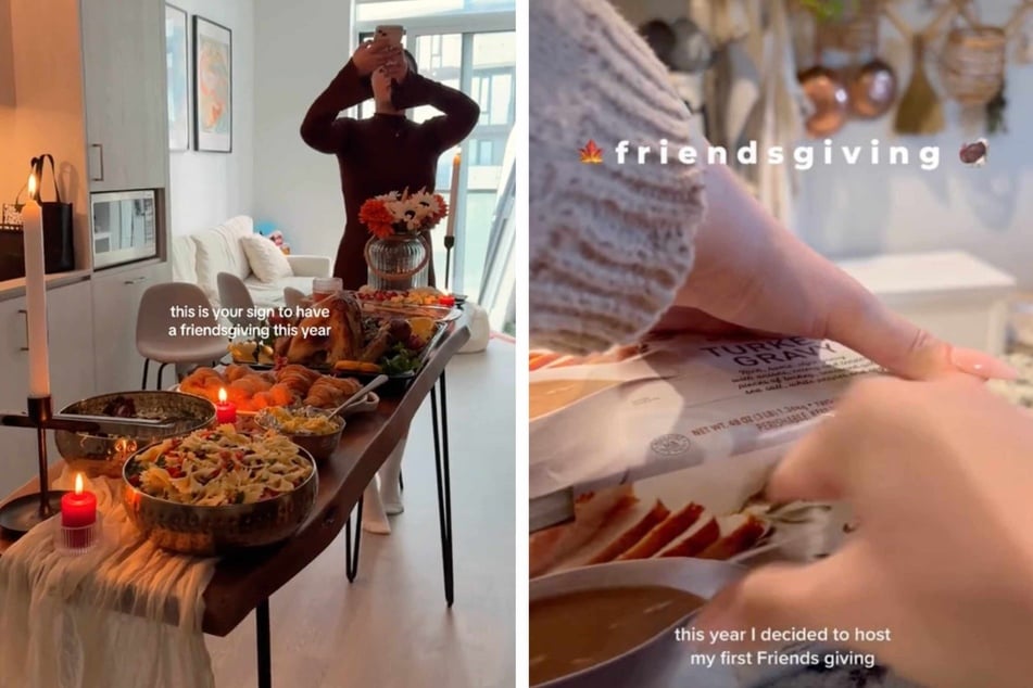 TikTokers have shown off their Friendsgiving gatherings to mark Thanksgiving celebrations with friends.