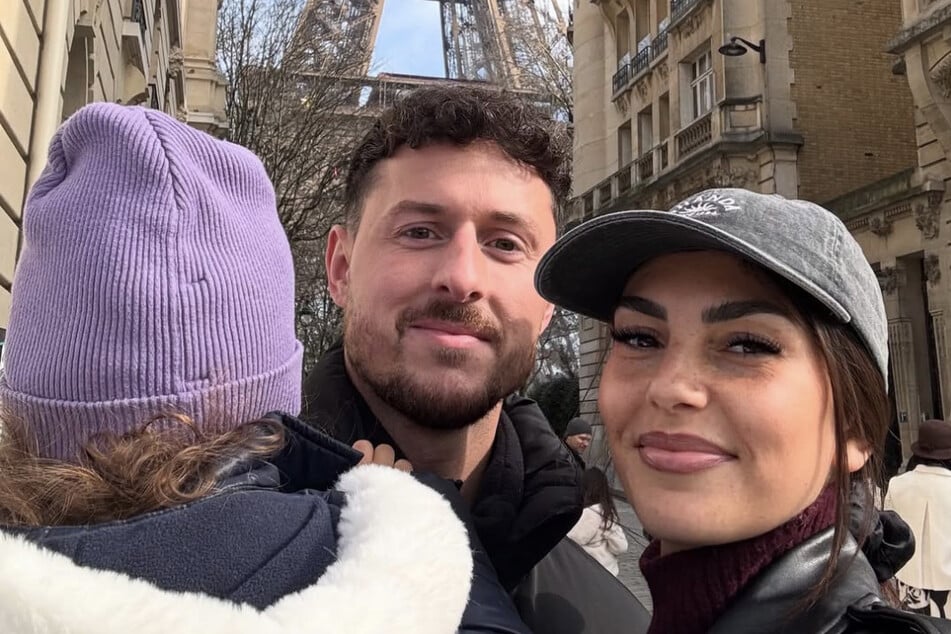 Yeliz, Jannik (28) und Tochter Snow in Paris. Hier schien noch alles gut zu sein.