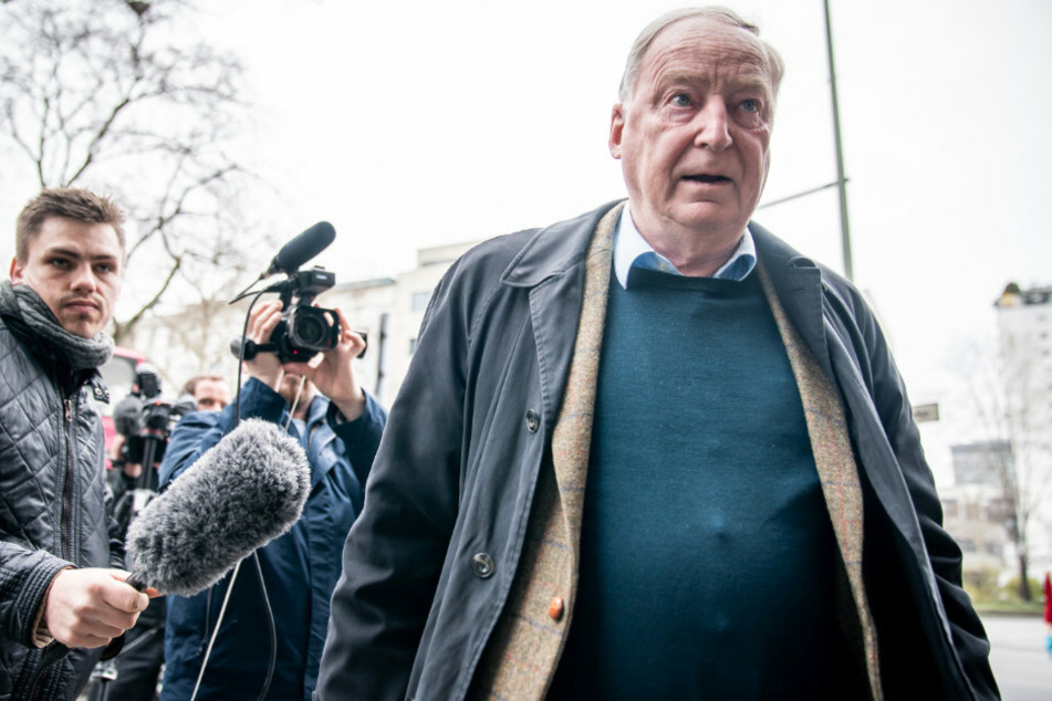Alexander Gauland, Fraktionsvorsitzender der AfD, kommt zur Sitzung des AfD Bundesvorstands an.