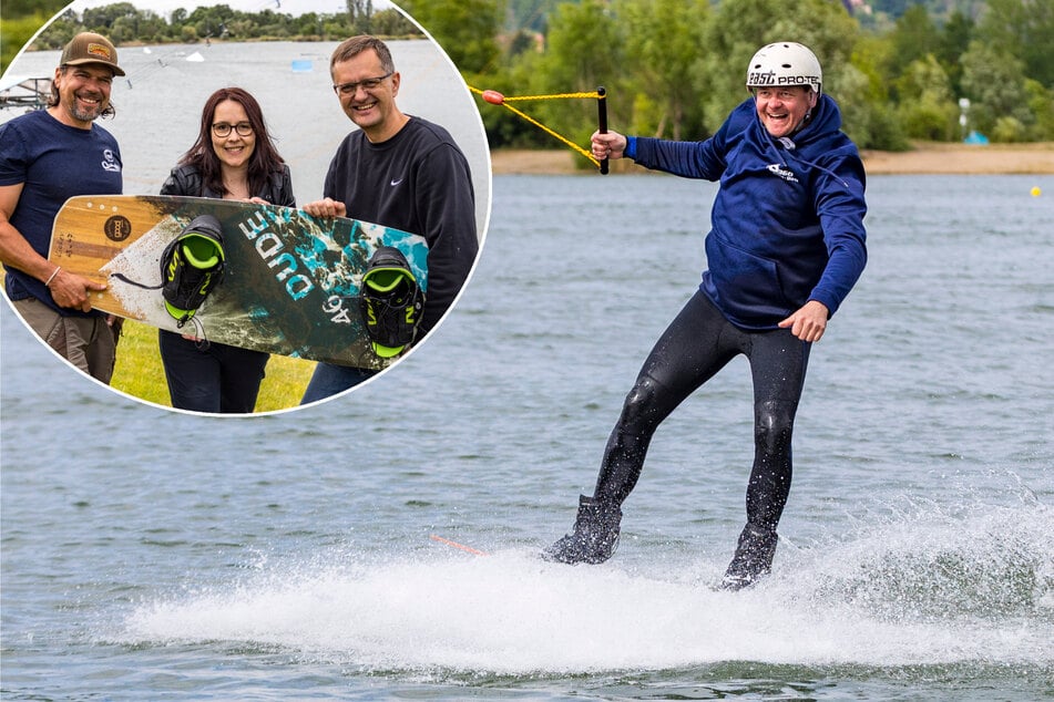 Dresden: "Sofort ausgebucht!": Wasserskianlage Leuben startet fulminant in neue Saison!