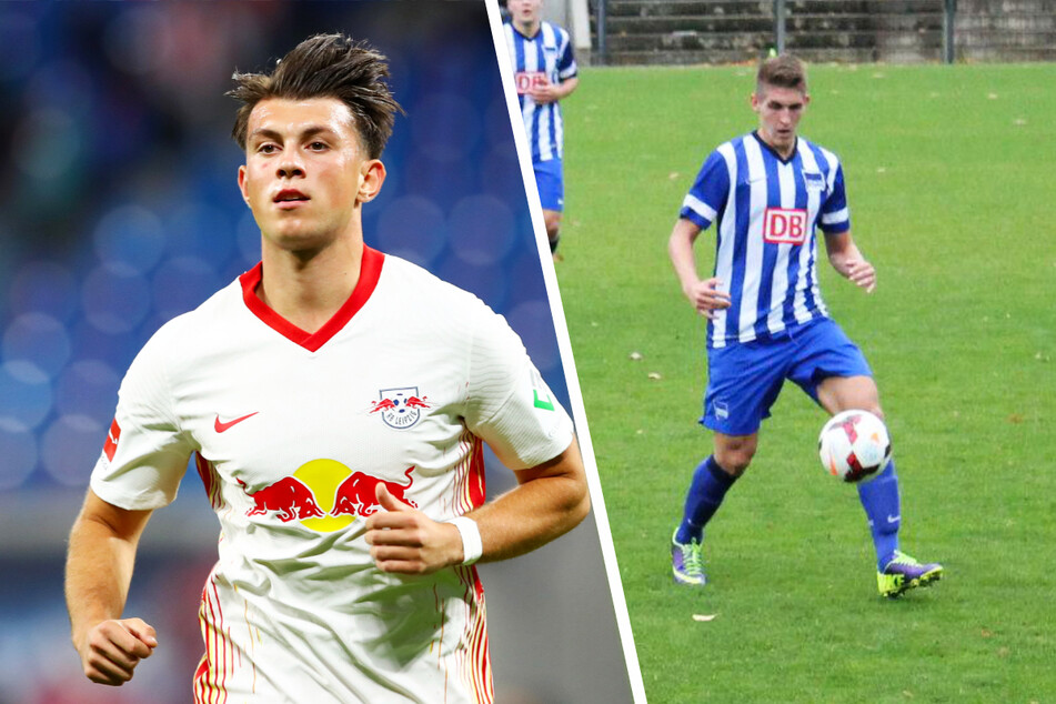 Lazar Samardzic (20, l.) konnte sich bei RB Leipzig nicht durchsetzen, kämpft aktuell bei Udinese Calcio um einen Platz in der ersten Elf. Robert Andrich (27, r.) war von 2003 bis 2015 Herthaner. Aktuell ist er bei Bayer 04 Leverkusen gesetzt.