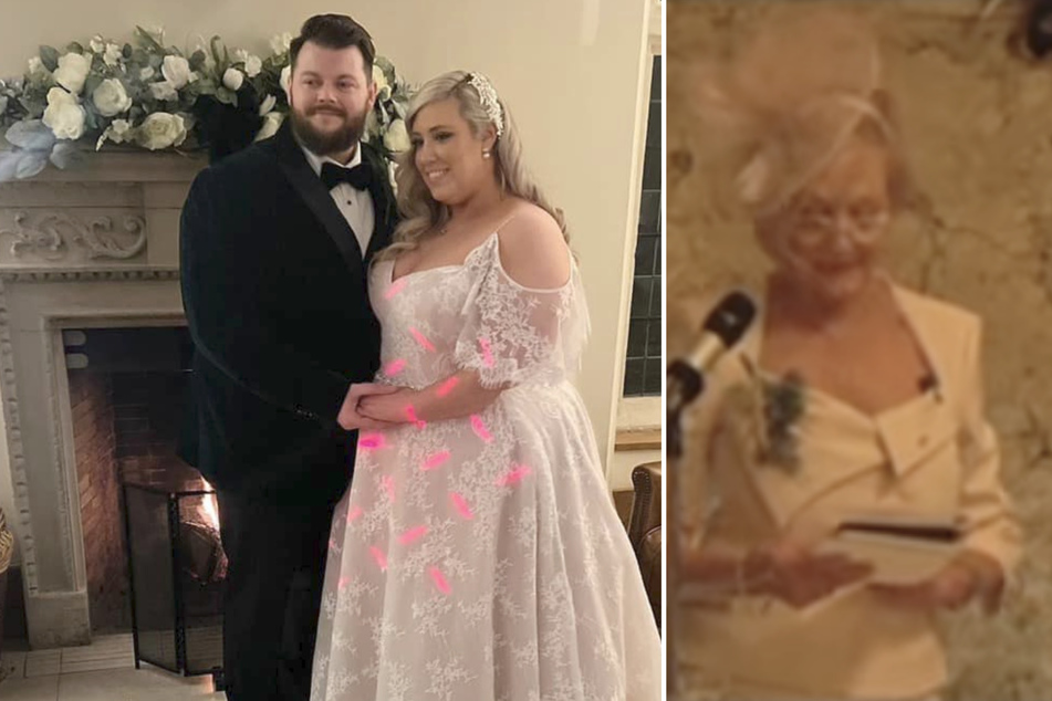 Braut erhält an ihrer Hochzeit bewegende Nachricht von ihrem Vater - der vor 20 Jahren starb