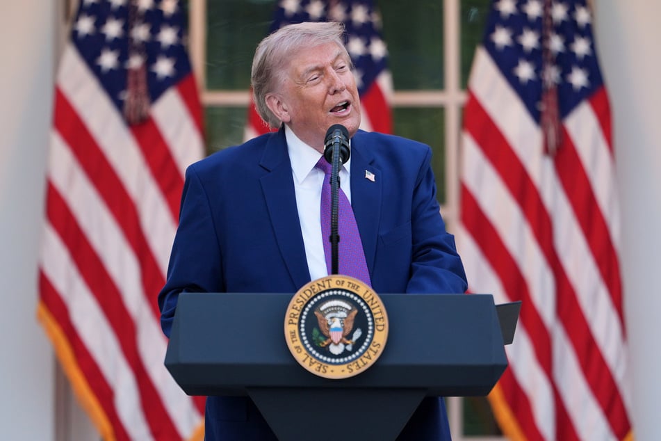Der US-Präsident Donald Trump (79).
