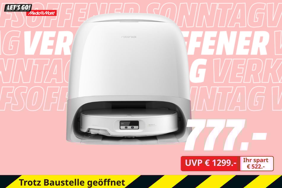 Roborock-Saugwischroboter für 777 statt 1.299 Euro.