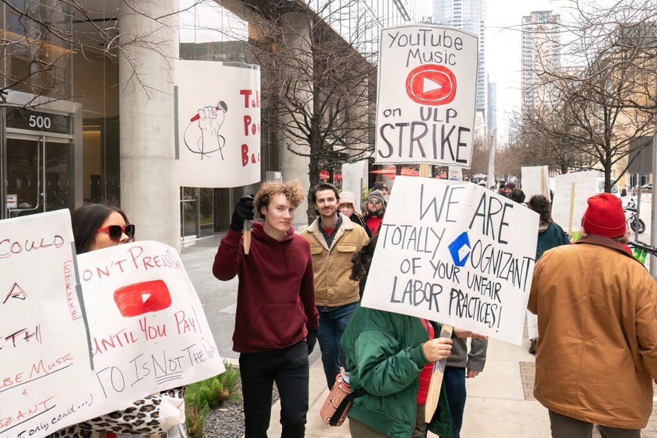 Striking YouTube Music workers win big victory with labor board ruling