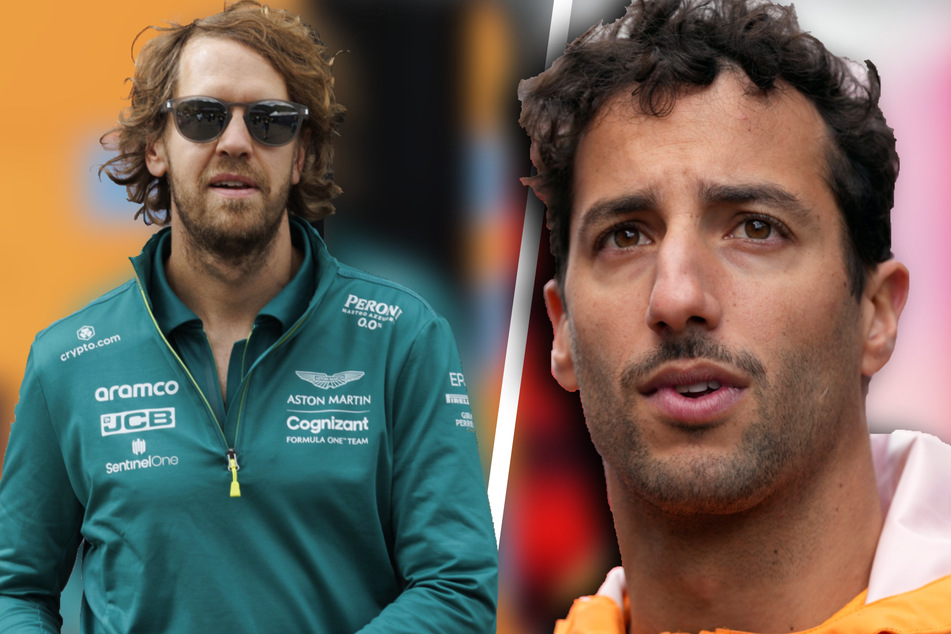 Daniel Ricciardo (33, r.) veröffentlichte ein Statement über seine sportliche Zukunft. Möglicherweise hat diese auch Einfluss auf die von Sebastian Vettel (35).