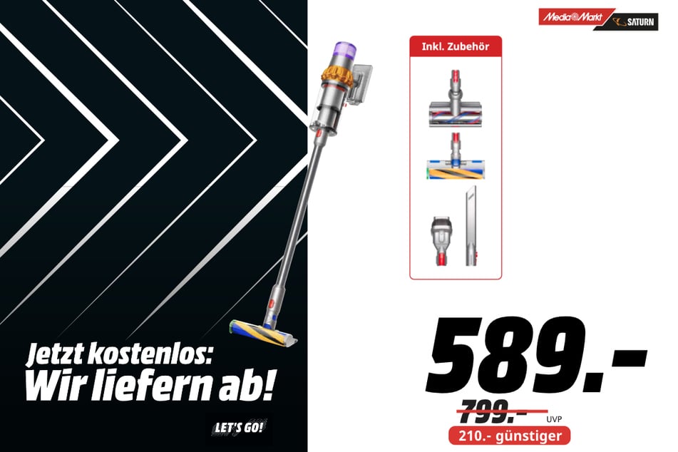 Dyson V15 Detect Absolute (2023) 
für 589 statt 799 Euro.