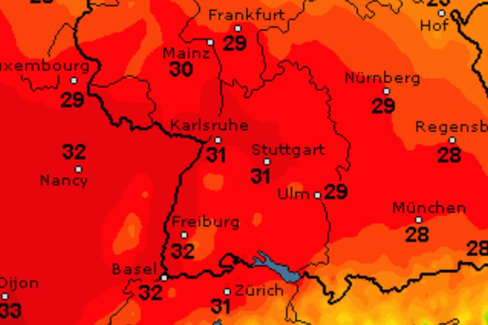 Am Wochenende wird es noch mal hochsommerlich warm im Südwesten.