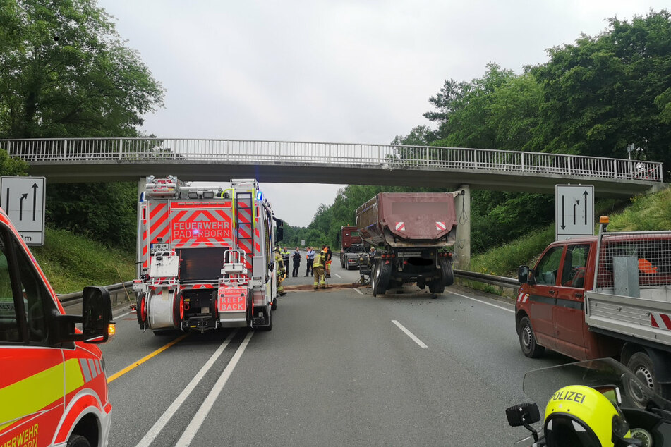 Für Autofahrer war auf der B1 stundenlang kein Durchkommen.