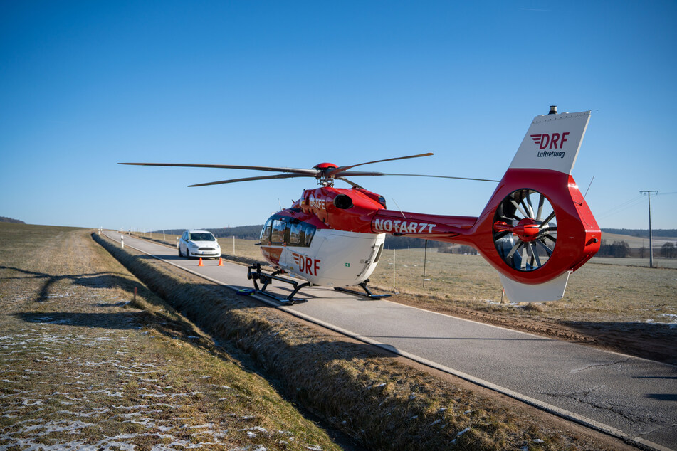 Auch ein Rettungshubschrauber musste angefordert werden.