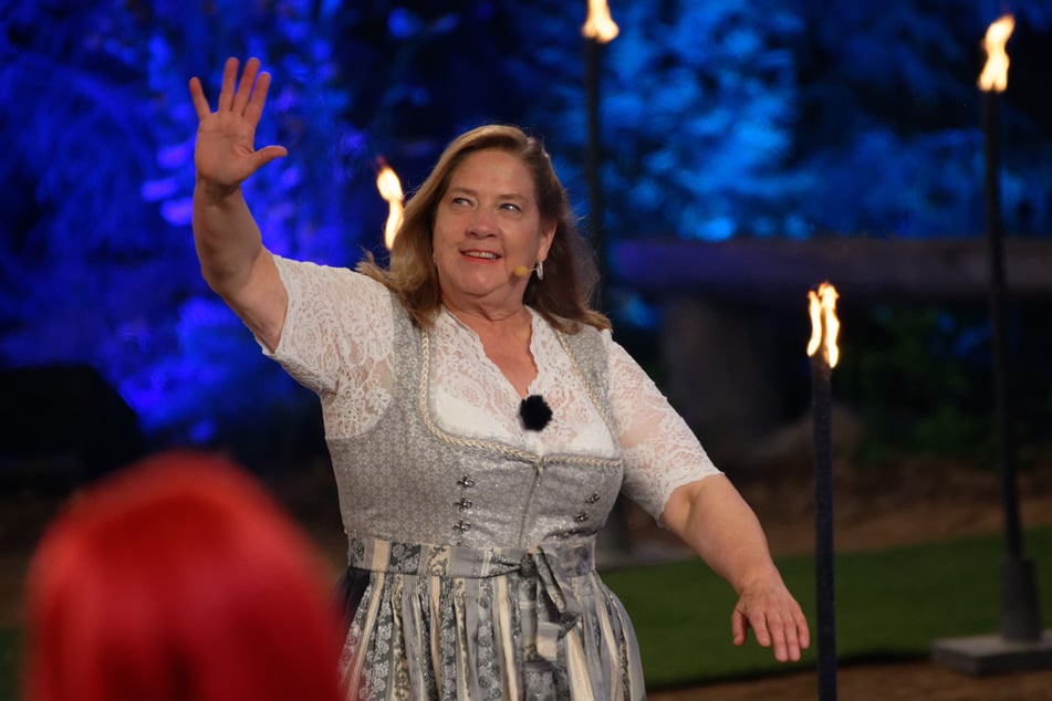 Kathy Kelly (61) stimmt am Donnerstag in der Peterskirche auf Weihnachten ein.