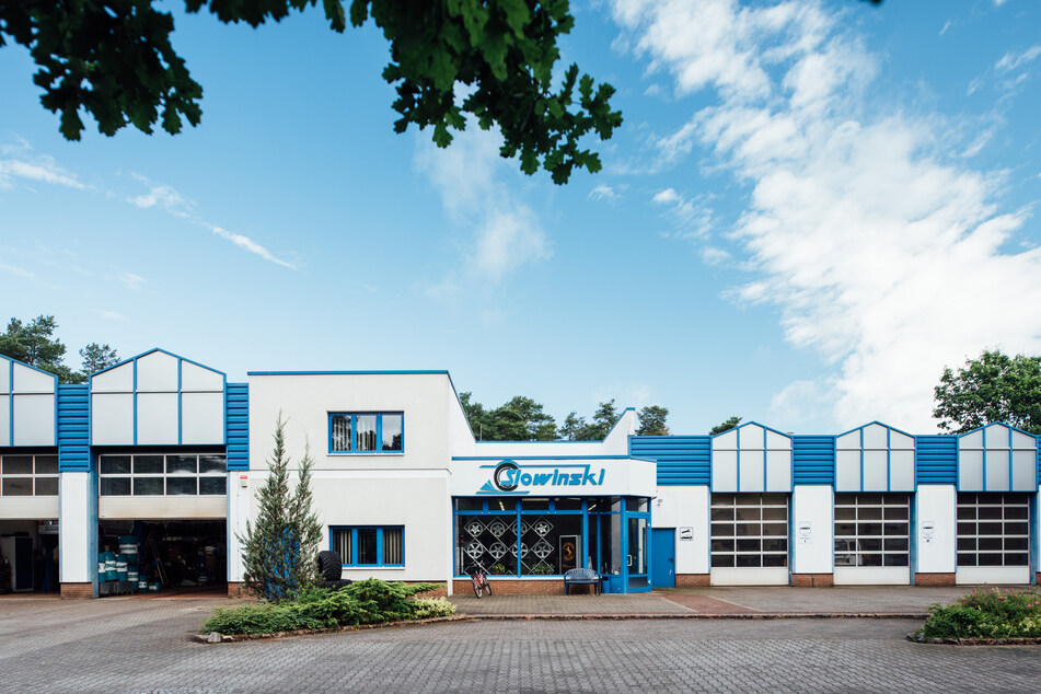 Die Niederlassung von R&A Slowinski in Eberswalde in der Neue Straße 2a.
