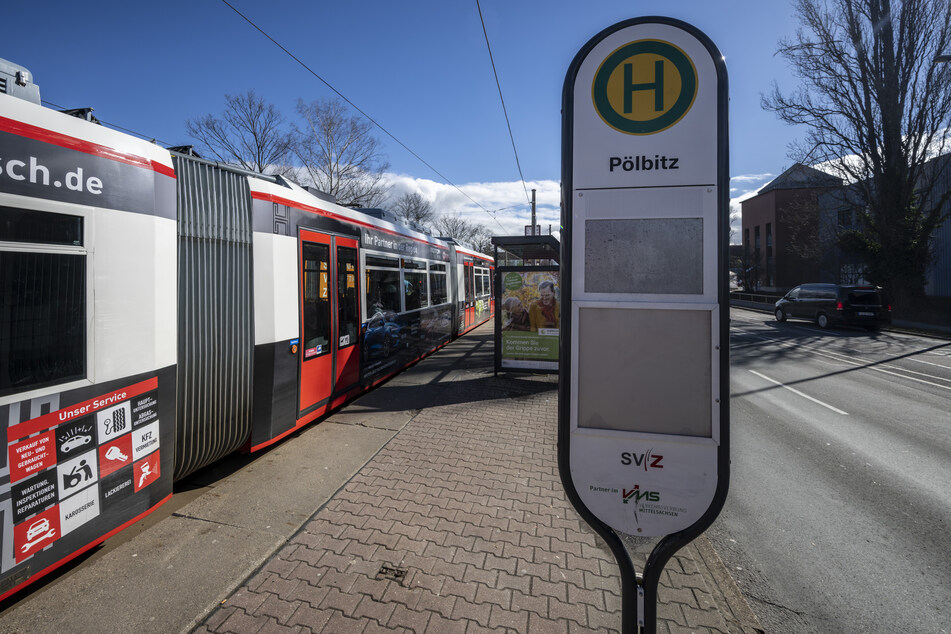 Nahe der Straßenbahn-Endhaltestelle Pölbitz wurde der Rentner (71) gefunden.