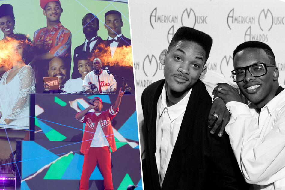 Will Smith and DJ Jazzy Jeff (r) are among the many music legends performing at A Grammy Salute to 50 Years of Hip Hop.