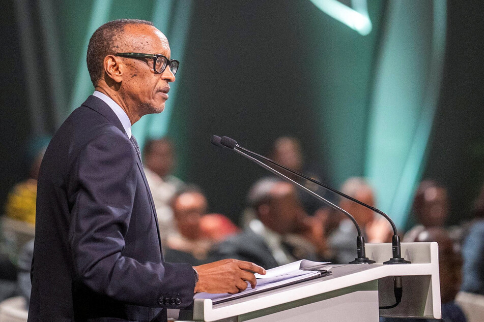 Rwandan President Paul Kagame said the country's 1994 genocide should serve as a "warning" against "division and extremism."