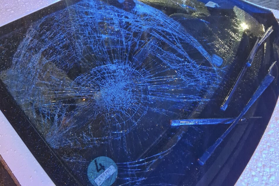 Der 16-Jährige schlug bei dem Unfall in die Windschutzscheibe ein.