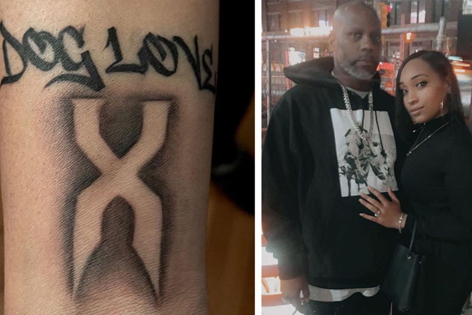 To honor her late Fiancé DMX, Desiree Lindstrom had his nickname and hit song tattooed on her.