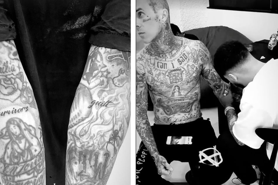 Travis Barker's latest ink pays homage to the plane crash he survived in 2008.