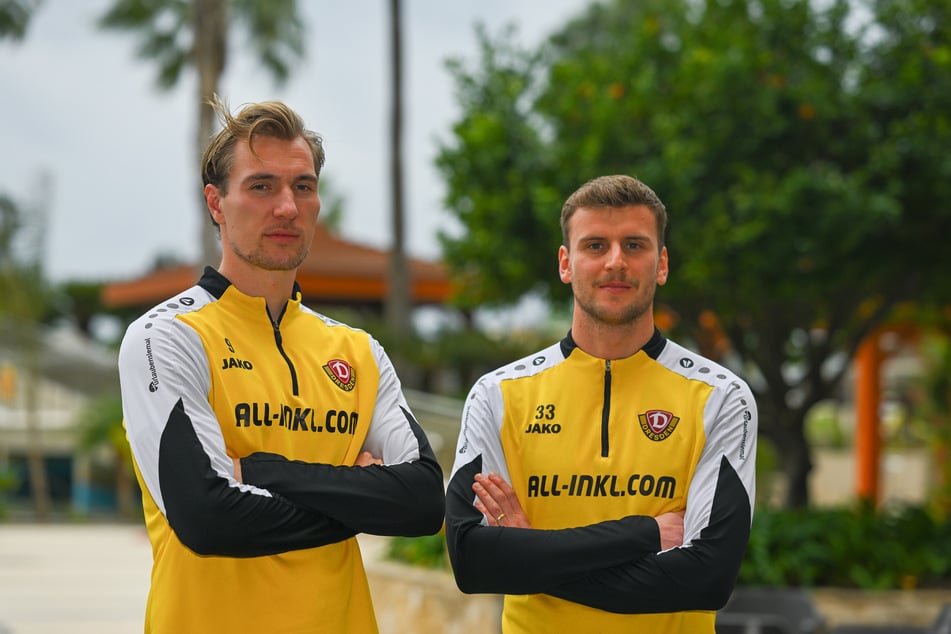 Stehen Christoph Daferner (28, r.) und Vincent Vermeij (32) am Wochenende zusammen auf dem Platz?