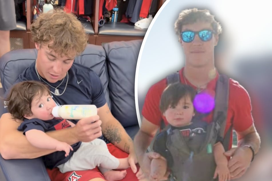 Estudiante sueña con el deporte profesional y se convierte en padre: así transcurre su vida entre pañales y estadio