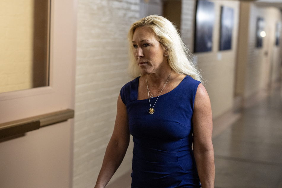 MAGA Republican congresswoman Marjorie Taylor Greene went on a rant about Ukraine that thinly shielded criticism of President Donald Trump's spending bill.