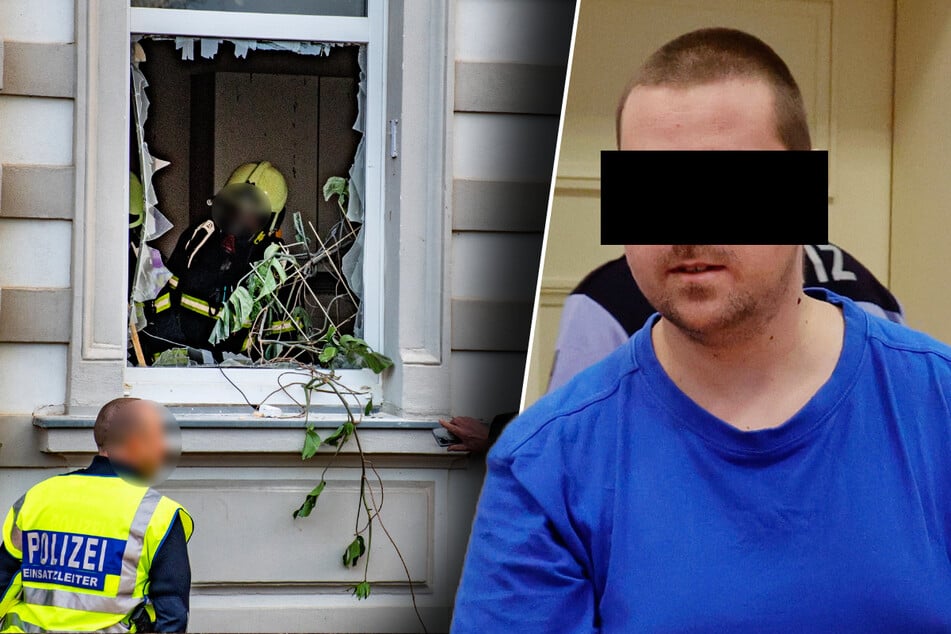 Heftige Explosion in Döbelner Wohnhaus: Lebensmüder steht wegen Mordversuchs vor Gericht