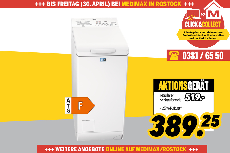 Lavamat L51060 von AEG für 389,25 Euro