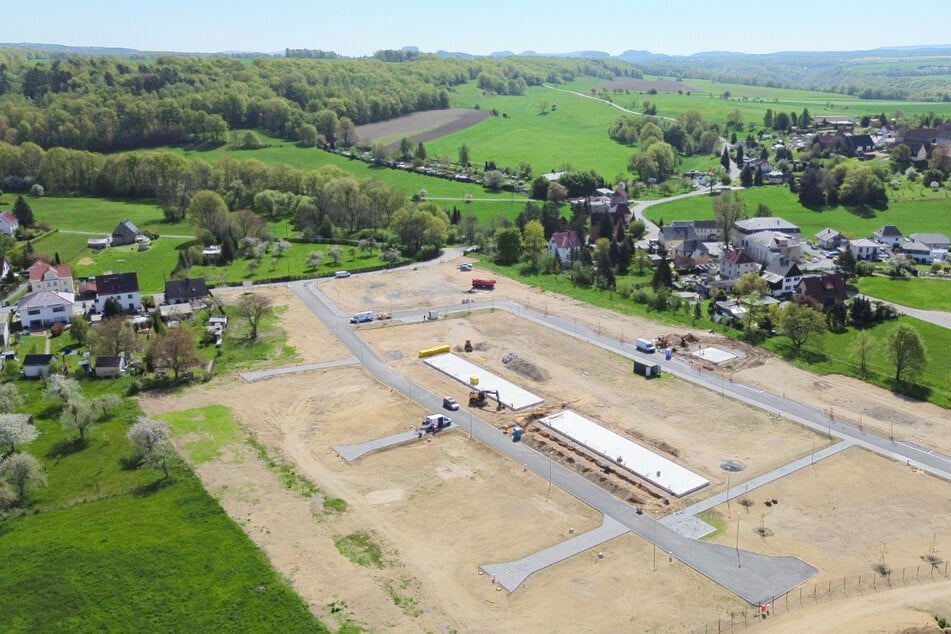 Die noch freien Flächen im Wohngebiet "Am Speicher" können für den Traum des eigenen Heims gekauft werden.