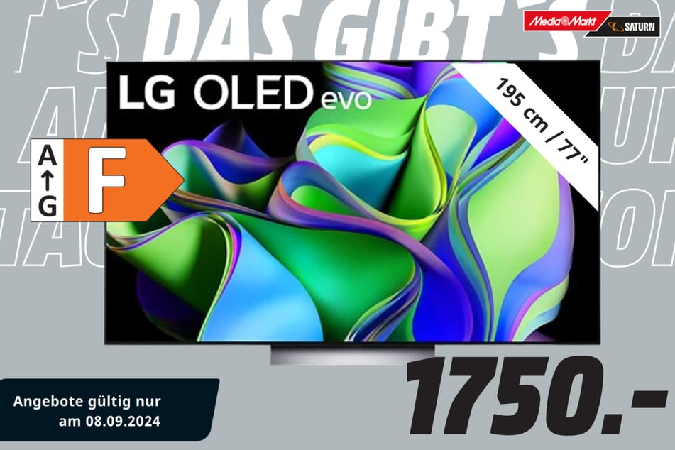 77-Zoll LG-Fernseher für 1.750 Euro.