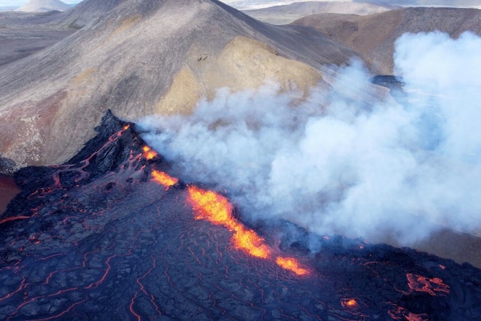 A volcano erupted on August 3, 2022, in Iceland in a fissure near Reykjavik.