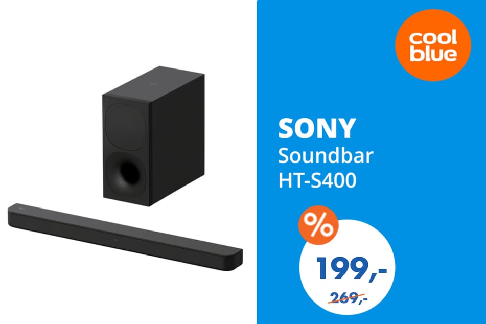 Die Sony Soundbar für 199 statt 269 Euro.