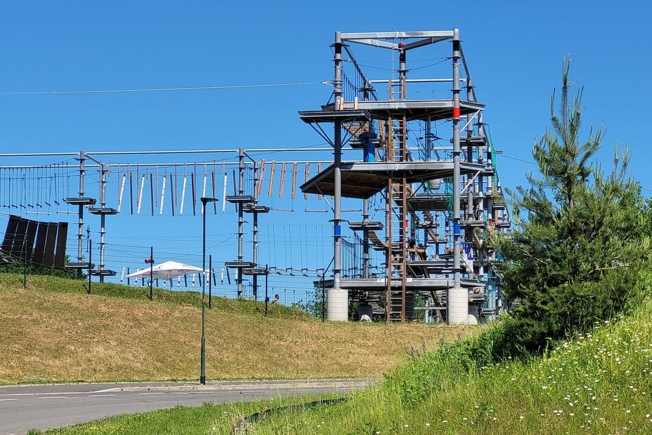Der Kletterpark Markkleeberg bleibt am Wochenende geschlossen. (Archivbild)