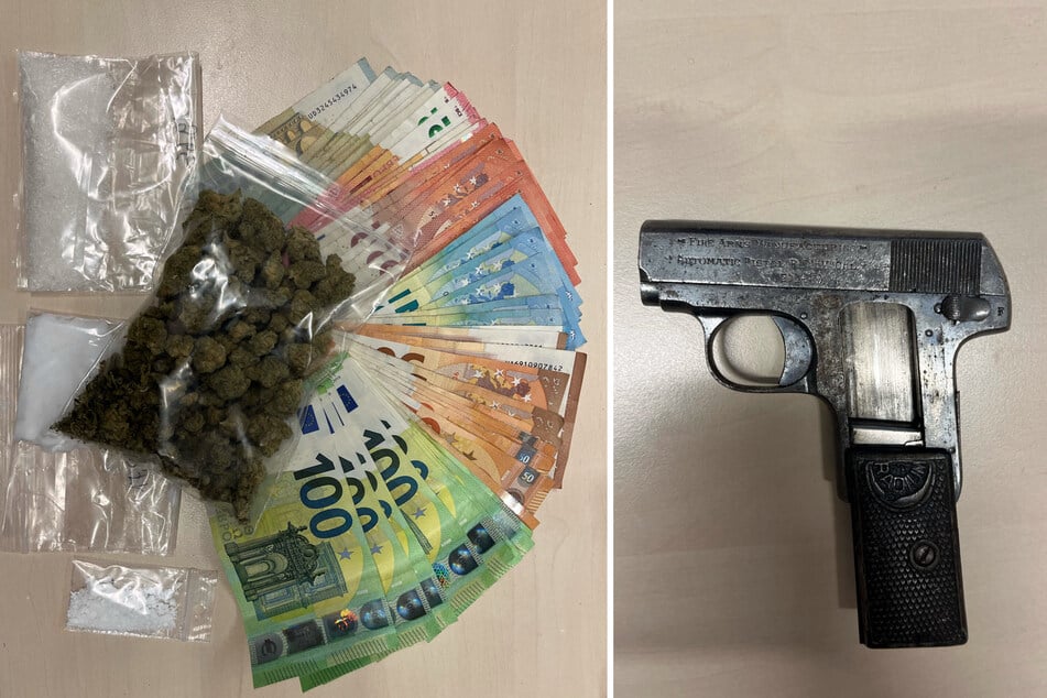 Der Grund für die Flucht: Bargeld, Drogen und eine Waffe im Kofferraum.