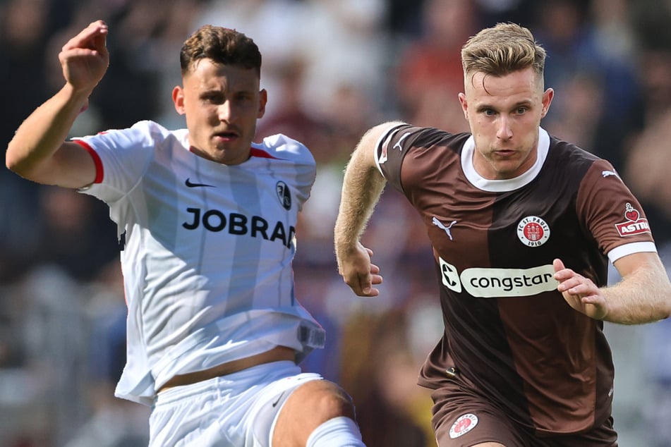 Johannes (r) geht mittlerweile als Stürmer für den FC St. Pauli auf Torejagd, Maximilian räumt für den SC Freiburg im Mittelfeld ab.