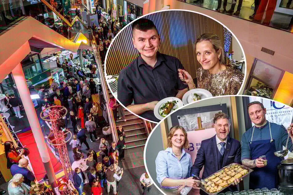 Dresden: Hunderte Gäste mit Häppchen und Köstlichkeiten verführt: "Kochsternstunden" gestartet