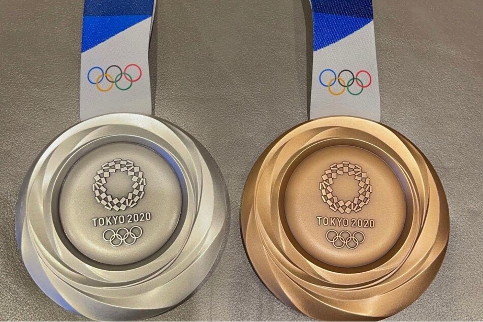 Biles shared her new Olympic hardware via Instagram.