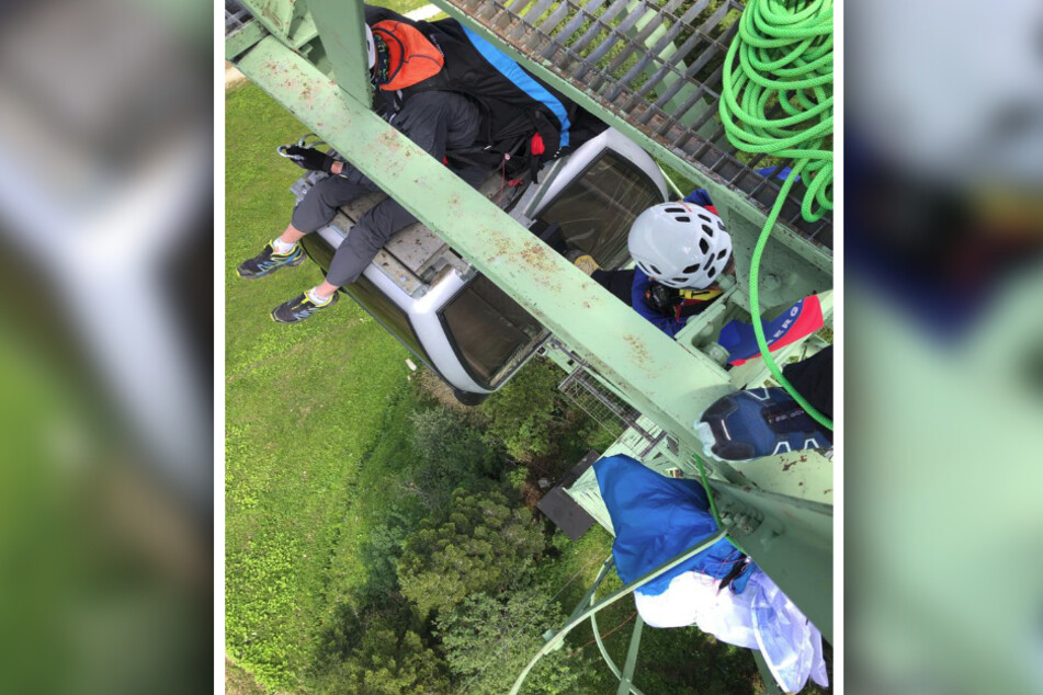 Der Mann wurde glücklicherweise nicht verletzt.