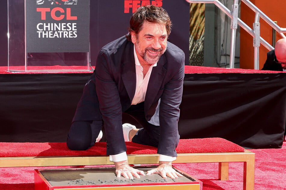 Javier Bardem leaves his mark on Hollywood Boulevard in handprints ceremony
