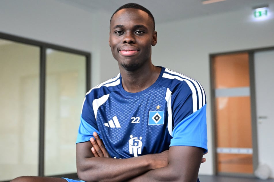 Kofi Amoako (21) will beim HSV durchstarten und den nächsten Schritt gehen. Seine Lieblingsbeschäftigung? Die "Drecksarbeit" machen.