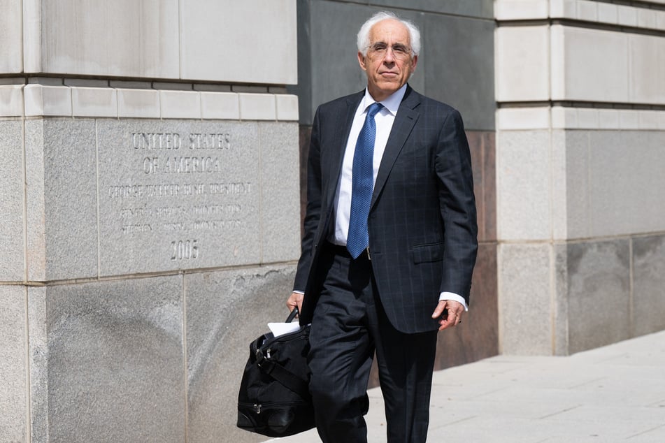 Attorney Andrew Pincus, the lead lawyer representing TikTok, leaves the E. Barrett Prettyman US Court House in Washington, DC, Monday following oral arguments before an Appeals Court on a potential ban on TikTok in the US.