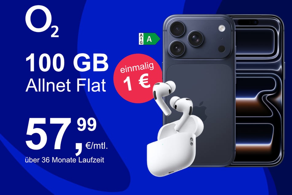 Bei o2 gibt's das iPhone 17 Pro jetzt mit Watch Ultra 3 im Bundle exklusiv für nur 1 Euro.