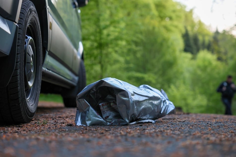 Die britische Phosphorbombe aus dem Zweiten Weltkrieg wurde von einem Hund im Wald entdeckt.