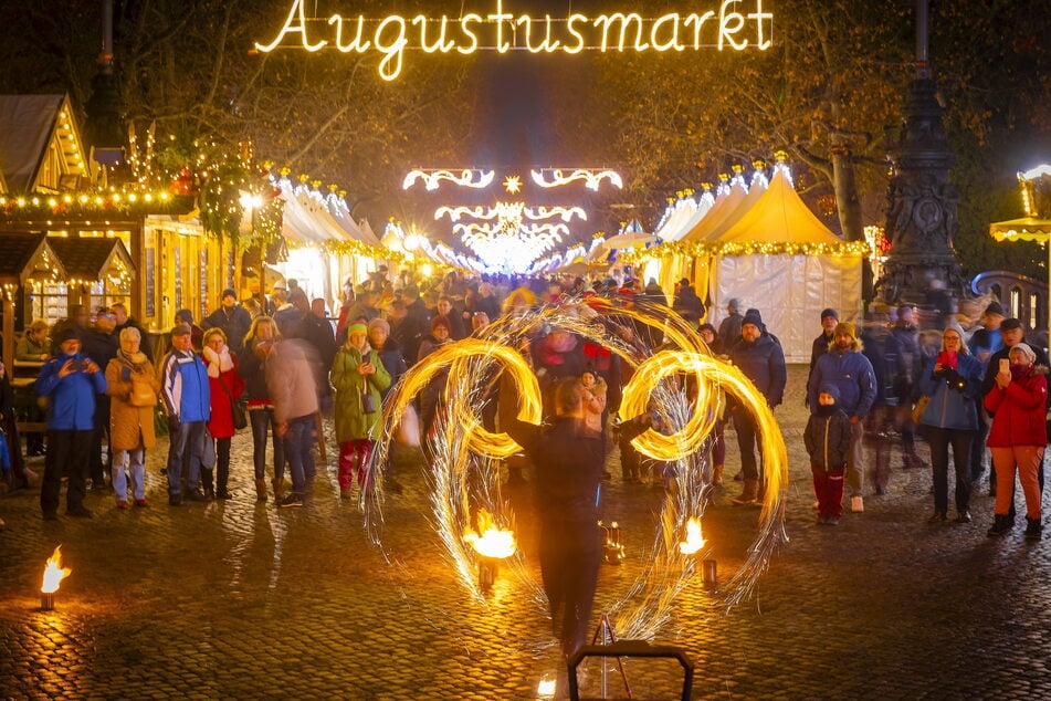 Bereits im vergangen Jahr strömten zahlreiche Besucher auf den Augustusmarkt.