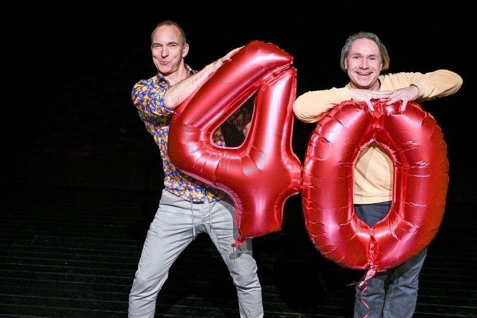 Michael Meinel (l.) und Tim Schreiber leiten ehrenamtlich das 40. Pantomime-Festival und führen es in die Zukunft.