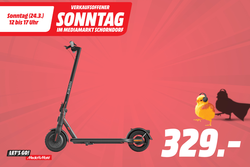 Xiaomi-E-Scooter für 329 Euro.
