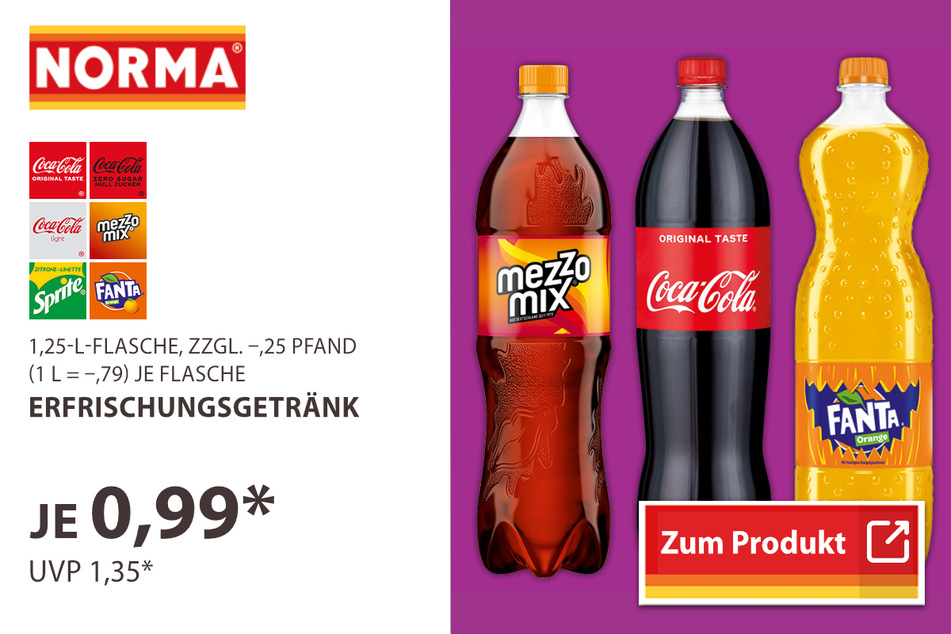 Mezzo Mix, Coca Cola, Fanta