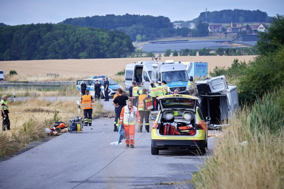 Die Polizei war damals mit allen Rettungskräften am Unfallort. (Symbolfoto)